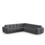 Micadoni Home Siva kutna garnitura Lisa – | shoptok.hr