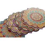  Podmetač Home ESPRIT Pluto Dolomite 20 x 20 x 1 cm (4 kom.) | shoptok.hr