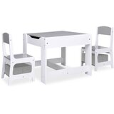  Dječji stolić s 2 stolice bijeli MDF | Eponuda.com