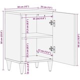vidaXL Kupaonski ormar s policom Crna i zlatna 38 x 33 x 58 cm | shoptok.hr