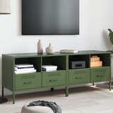 vidaXL TV omarica 2 kosa olivno zelena 68x39x50,5 cm valjano jeklo Cene