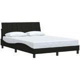  Okvir za krevet bez madraca Hanko crni 140 x 190 cm od tkanine | Eponuda.com