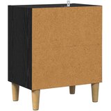 Ormarić za krevet 2 pcs Crni hrast 40 x 30 x 50 cm | shoptok.hr