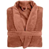smeđi plišani kućni ogrtač Cosy, L / XL