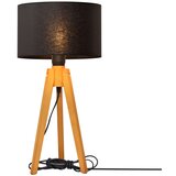  Stona lampa ALBA 1xE27/15W/230V crna/hrast | Eponuda.com