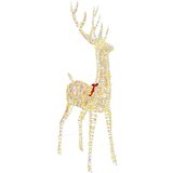 vidaXL 3D irvas Topla bijela 180 cm PET | shoptok.hr