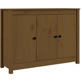vidaXL Komoda medeno rjava 100x35x74 cm trdna borovina, (20654313) Cene