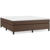  Box spring posteljni okvir rjav 160x200 cm umetno usnje, (20792208) | Shoptok.si