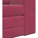 SOFA krevet 2 u 1 vino crvena 98x71x83 cm pliš | shoptok.hr