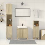 vidaXL 3-dijelni set kupaonskog namještaja boja hrasta sonome drveni | shoptok.hr