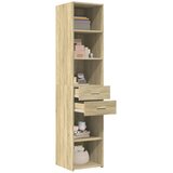  Visoka komoda boja hrasta 40x42,5x185 cm od konstruiranog drva | Eponuda.ba