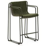 Kave Home Zelena metalna vrtna barska stolica Maurina – | shoptok.hr
