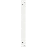  Noge za blagovaonski stol 2 kom Bijele 90 x (72-73,3) cm Čelik | shoptok.hr