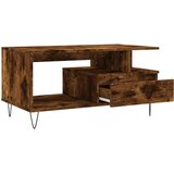  Stolić za kavu boja hrasta 90x49x45 cm konstruirano drvo | Eponuda.com