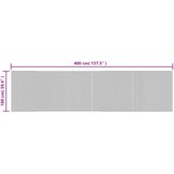  Tepih pravokutni tamnosmeđi 100 x 400 cm od bambusa | shoptok.hr