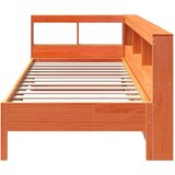  Krevet s regalom za knjige bez madraca 100 x 200 cm od borovine | shoptok.hr