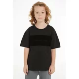Calvin Klein Jeans Otroška kratka majica črna barva, IB0IB02265