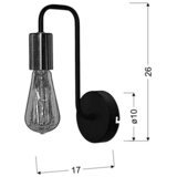 Lesnina XXXL STENSKA SVETILKA 60 W 230 V E27 | Shoptok.si