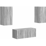  Set TV komoda Zidne 2 pcs Siva Sonoma Konstruirano drvo | shoptok.hr