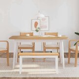 vidaXL Klupa 90 cm puna drvena guma | shoptok.hr
