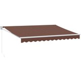 Maison Chic Ročno zložljiva tenda - Senčniki rjava 350x250 cm, (22038634) Cene