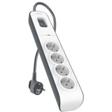 Belkin BSV400vf2M razdjelna letva sa zaštitom od prenapona 4-struki bijela, siva utičnica 1 St. | shoptok.hr