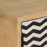 vidaXL Komoda 120x30x75 cm trden mangov les | Shoptok.si