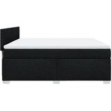  Krevet s oprugama i madracem crni 180x200 cm od tkanine | shoptok.hr