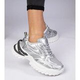 Gemre Silver sporty sneakers on a chunky sole Lirata | shoptok.hr