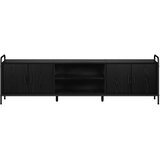  TV ormar 167,5 x 33 x 50 cm Crni hrast Konstruirano drvo | shoptok.hr