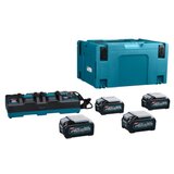 Makita set punjač i 4 baterije xgt u makpac koferu DC40RB,BL4040x4 191U28-6 cene