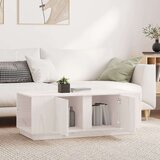  Stolić za kavu bijeli 110x50x40 cm od masivne borovine | shoptok.hr