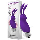 LATETOBED Hopye vibrira ravnovesje vijolični silikonski zajček, (21078792) Cene