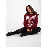 FANCY Sweatshirt-FA-BL-8137.76P-burgundy Cijene