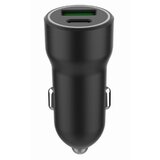 Gembird TA-UC-A2PDQC20-CAR-01 2-port USB car fast charger, Type-C PD, 20 W, black | ePonuda.com