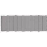  Jastuk za ležaljku sivi 180x60x4 cm od tkanine Oxford | shoptok.hr
