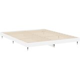  Okvir za krevet visoki sjaj bijeli 220x200 cm konstruirano drvo | Shoptok.si