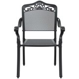  Set od 3 Crna Lijevani Aluminij Stol za 4 Osobe Izdržljiv | shoptok.hr