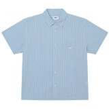 Obey Srajce s kratkimi rokavi Alan woven Modra | Shoptok.si