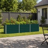  Povišeni vrtni krevet Zelena 240 x 40 x 55 cm | shoptok.hr