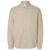Selected Srajce z dolgimi rokavi Noos Regnoah Shirt - Egret Bež Cene