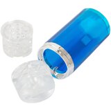 You2Toys Vibracijski masturbator z možnostjo polnjenja, vrtljiv (modra in bela) | Shoptok.si