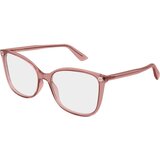 Gucci GG0026O 025 L (55) Roza/Kristalna | Shoptok.si