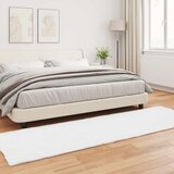  Protuklizni tepih od umjetnog zečjeg krzna OLITE Bijela 80 x 250 cm | shoptok.hr