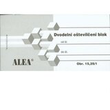 Alea Obrazec 15,25/1 dvodelni oštevilčeni blok beli | Shoptok.si