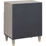  Noćni ormar s ladicama Siva 50 x 33 x 62 cm Čvrsto drvo manga | Eponuda.ba