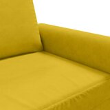  Dvosjed žuti 120 cm baršunasti | shoptok.hr