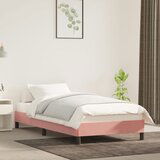 Maison Chic Posteljni okvir - Enojna postelja - Postelja za odrasle roza 100x200 cm žamet-J8921, (21768866) | Shoptok.si