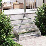  Rešetkasta stepenica 90 x 24 x 7 cm od pocinčanog čelika | shoptok.hr