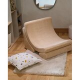 Wigiwama Kremno bela otroška sedežna blazina bouclé/šenilja Terrazzo Block – | Shoptok.si